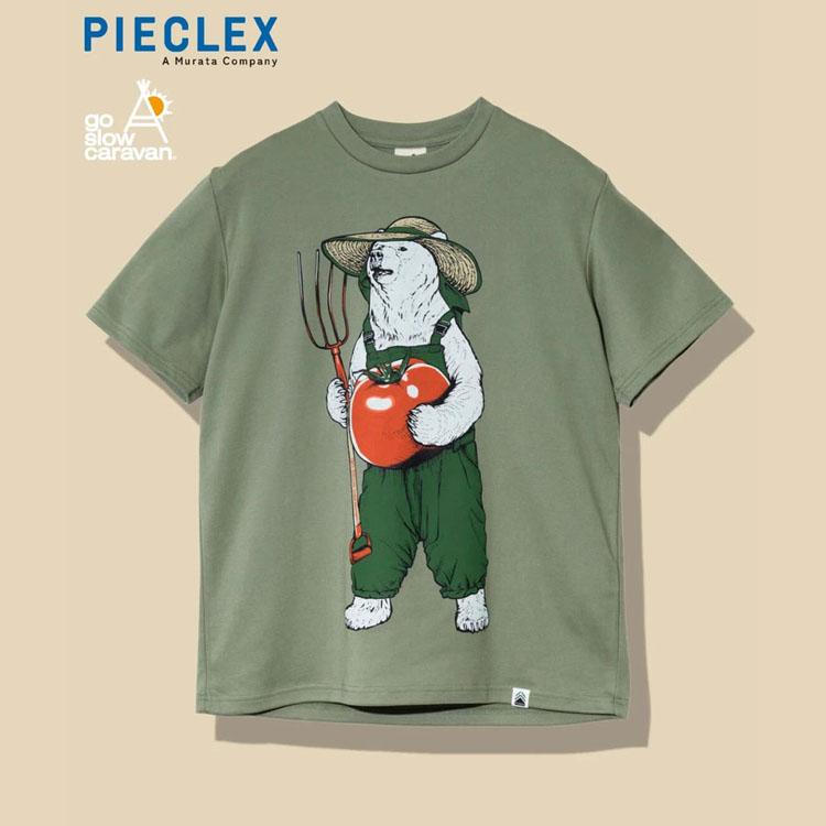 go slow caravan（ゴースローキャラバン） 半袖Tシャツ ファーマークマ