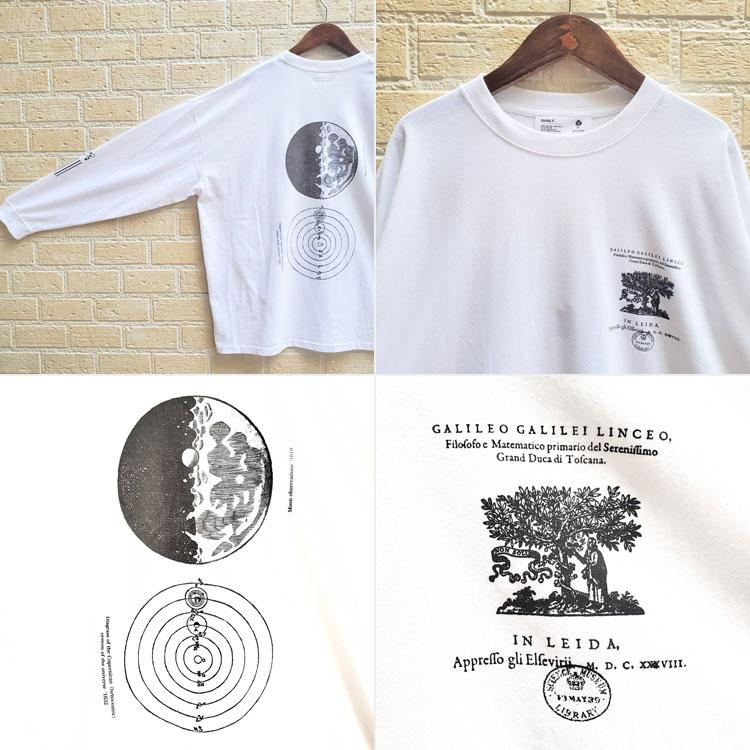 quolt（クオルト） ワイド 長袖Tシャツ クルーネック プリントTee