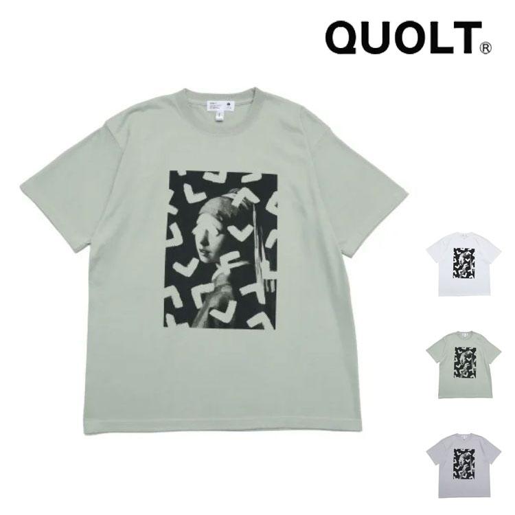 quolt（クオルト） プリント 半袖Tシャツ カットソー クルーネック 半袖 Tee ユニセックス VERMEER TEE : STUDIO ...