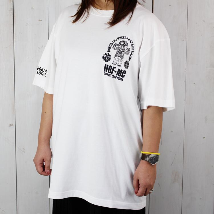 CHIGIRI 交通安全 点検大事 旭日旗 日章旗 半袖 Tシャツ アメカジ