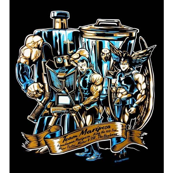 飛翔チーム キン肉マン Tシャツ 半袖tシャツ マリポーサ ザ ホークマン ミスター Vtr ミキサー大帝 キング ザ 100t ユニセックス ペアルック プレゼント Sg3u1 Studio T2 通販 Yahoo ショッピング