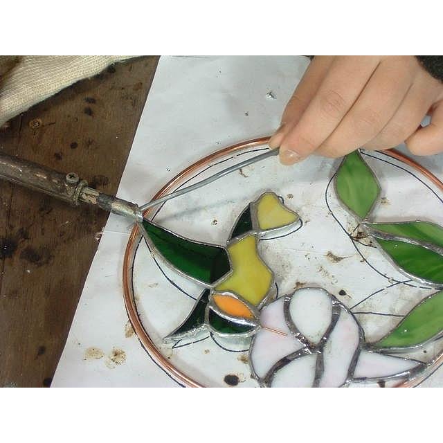 ステンドグラス 材料 棒ハンダ_63%_3mmφ_40cm_100本(約2.5kg