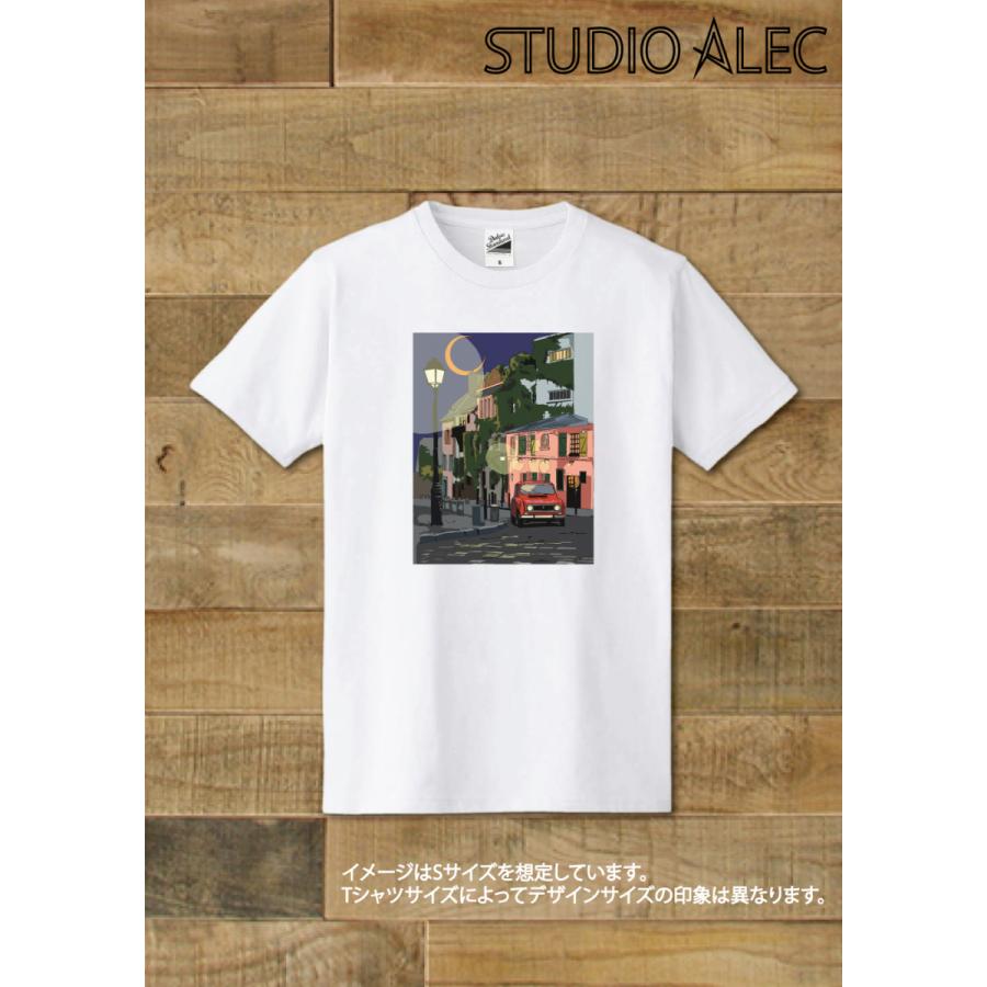 ヨーロッパの街並みイラスト・Tシャツ「French night」 : STUDIO ALEC