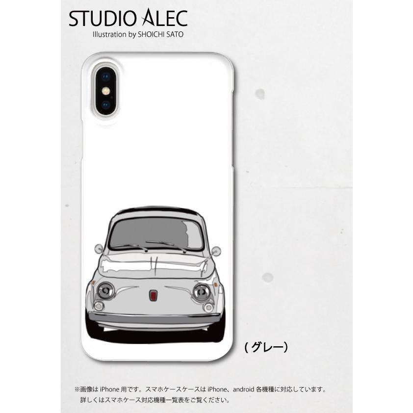 フィアット500（チンクェチェント） のイラスト　ハードケース型スマホケース　iPhone&Android各機種対応！｜studioalec｜09