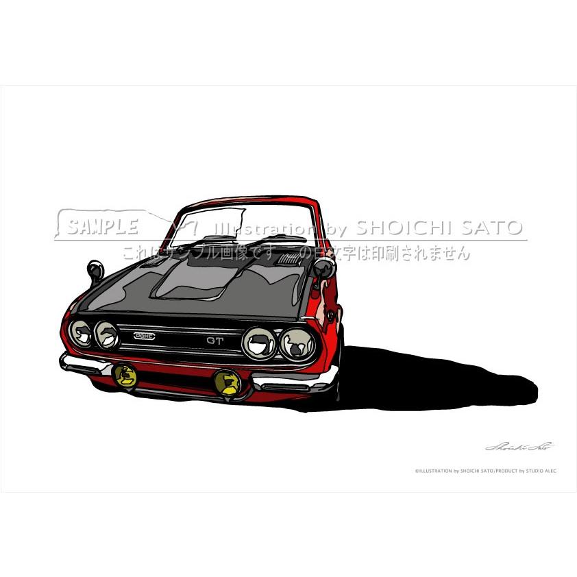 セール品！ いすゞ ベレット1600GT Type-R（ベレG) イラスト