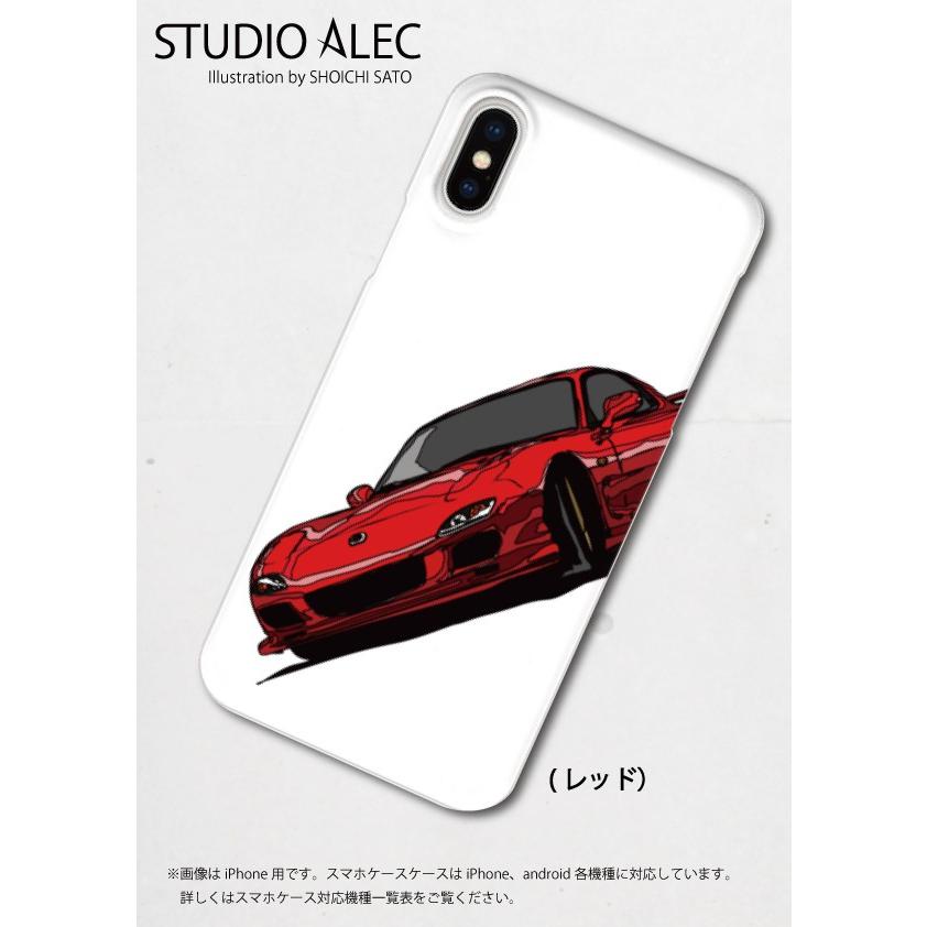 マツダ FD3S RX-7 のイラスト　ハードケース型スマホケース　iPhone&Android各機種対応！｜studioalec｜04