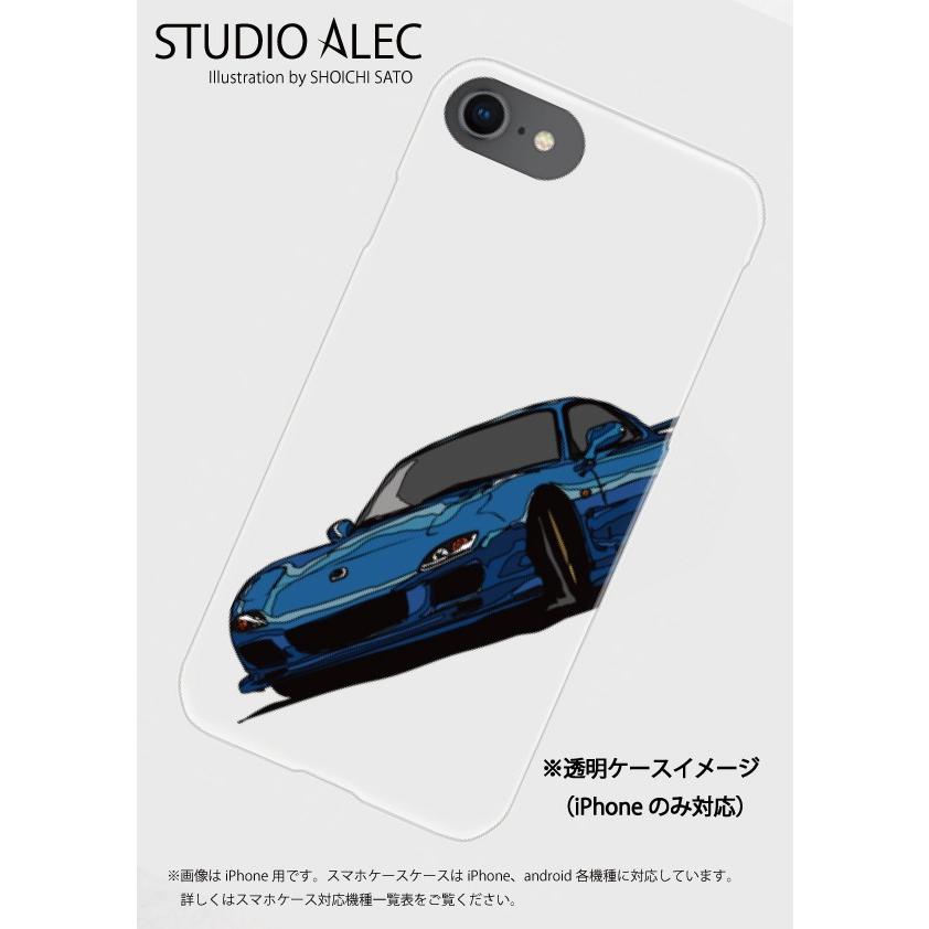 マツダ FD3S RX-7 のイラスト　ハードケース型スマホケース　iPhone&Android各機種対応！｜studioalec｜08