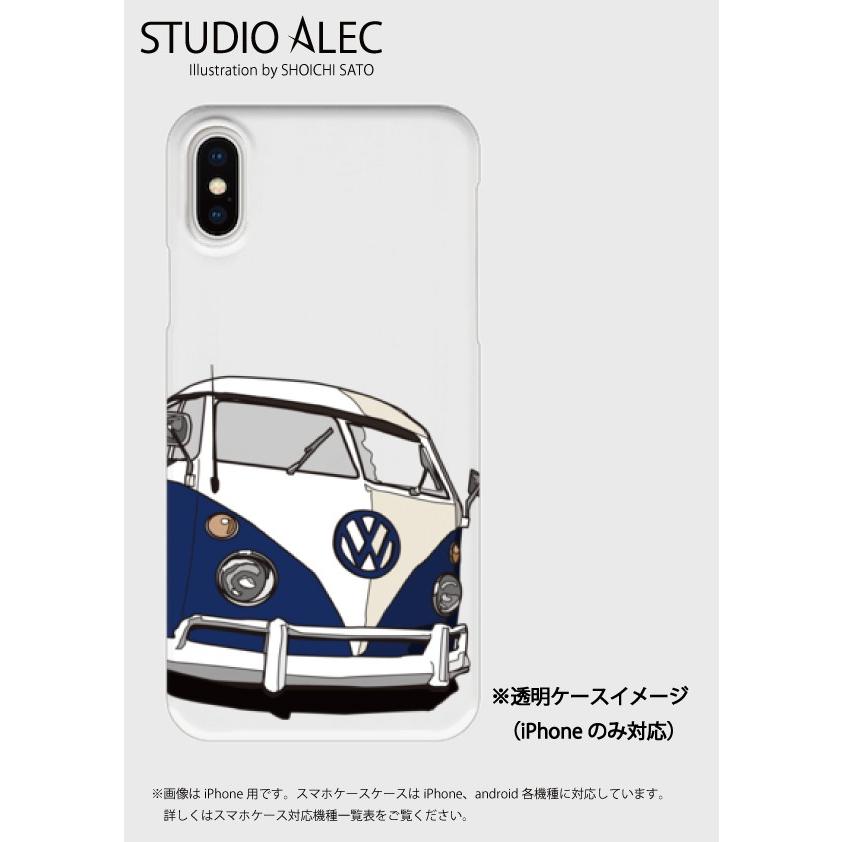 フォルクスワーゲン タイプ２ ワーゲンバス（ツートンカラー）のイラスト ハードケース型スマホケース iPhoneAndroid各機種対応！  :VW10001HC:STUDIO ALEC 通販 