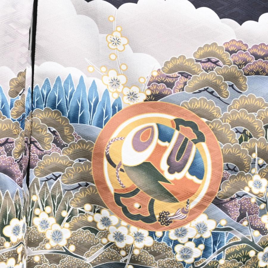 【激安】【在庫処分品】男児AS袴セット/03-683BN/(BN2500)/三ツ身/子供/ちびっこ/着物/長襦袢/羽織/七五三着物セット/3歳/和服/ |  | 03