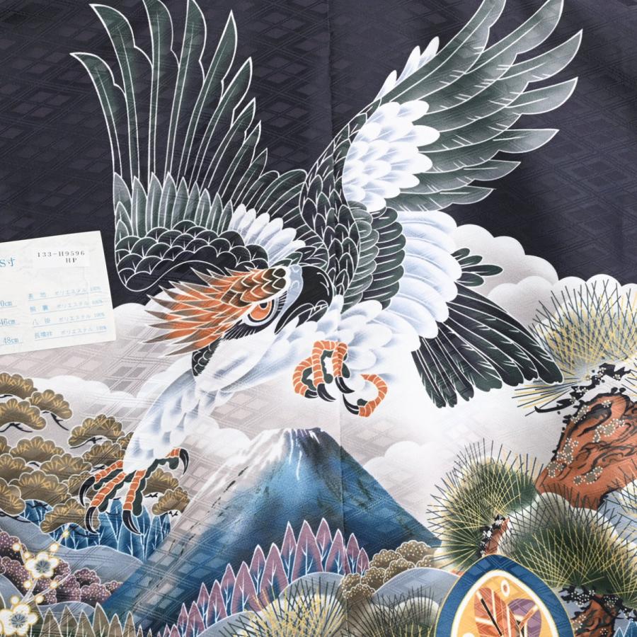 【激安】【在庫処分品】男児AS袴セット/03-683BN/(BN2500)/三ツ身/子供/ちびっこ/着物/長襦袢/羽織/七五三着物セット/3歳/和服/ |  | 04