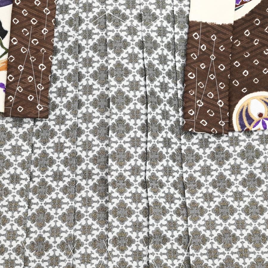 【在庫処分品】男児AS袴セット/式部浪漫/05-706BN/ブランド/子供/ちびっこ/着物/長襦袢/羽織/七五三着物セット/5歳/和服/茶/古典柄 |  | 01