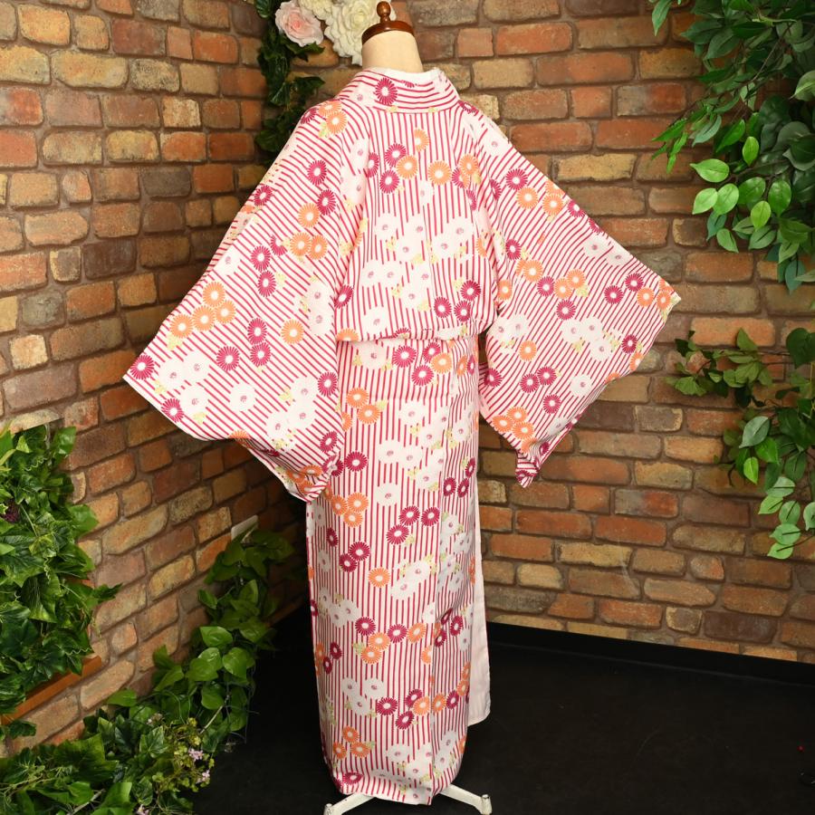 激安】10【在庫処分品】【少々難有り】プレタ小紋/12-053BN/洗える着物