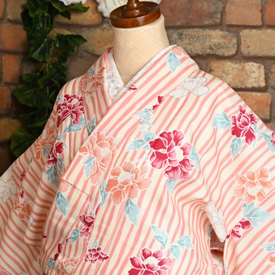 ご購入希望者様あり お着物のみに変更 激安】10【在庫処分品】【少々難有り】プレタ小紋/12-056BN