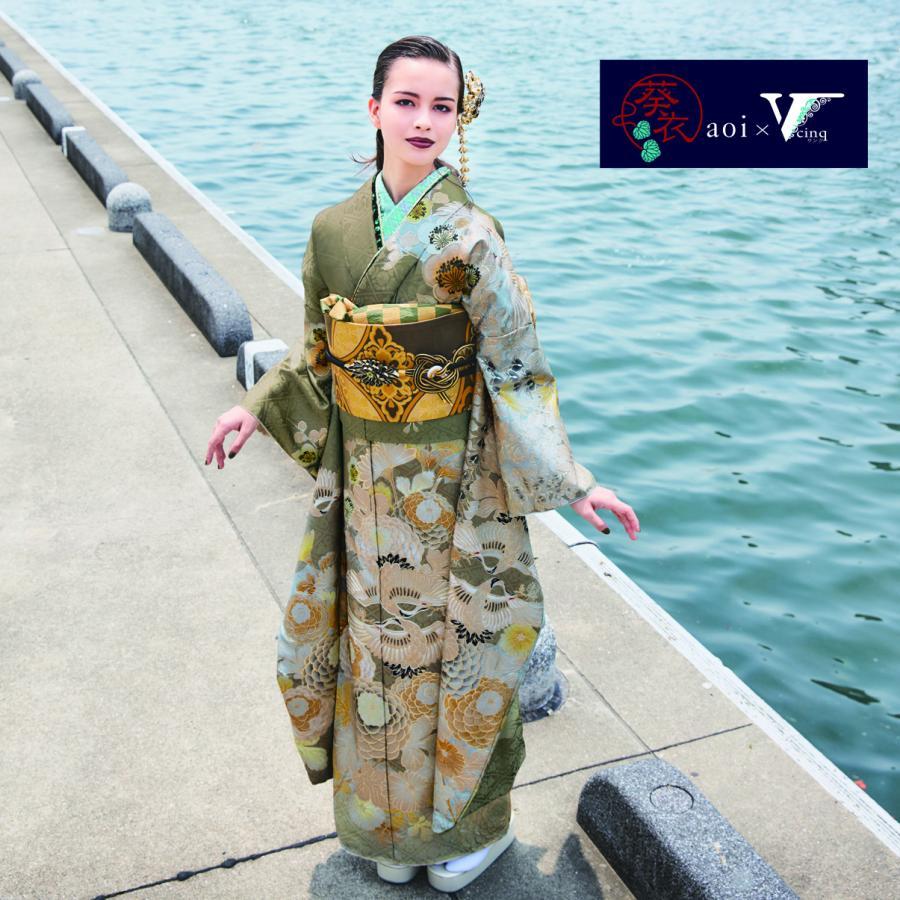 振袖【バーゲン品】【別誂えお仕立て付き】葵衣×Vcinq/20-1009BN  