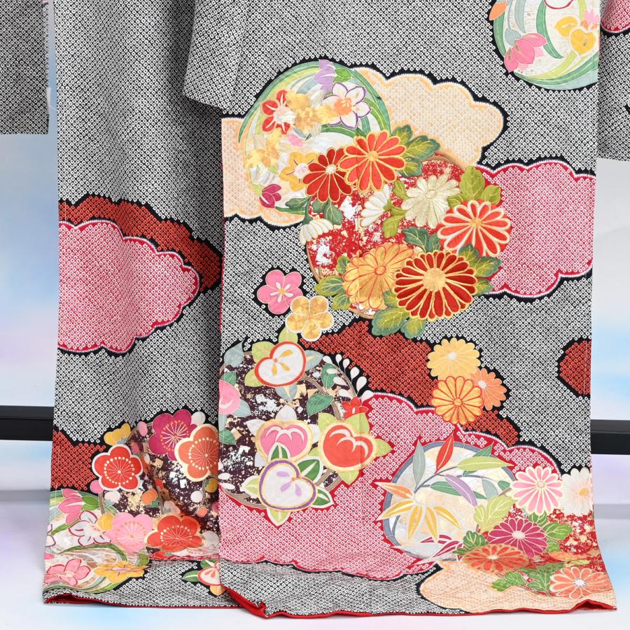 【在庫処分品】振袖/PETIT BURAN/【別誂えお仕立て付き】/20-1206BN/購入/単品/正絹/オーダーメイド/ブランド/成人式/卒業式/結婚式の画像