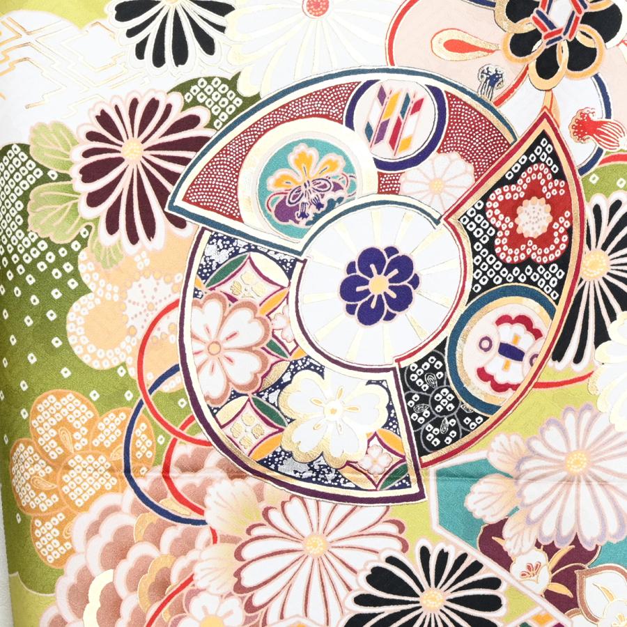 【バーゲン品】振袖【別誂えお仕立て付き】20-1216BN/購入/単品/正絹/オーダーメイド/ブランド/成人式/卒業式/結婚式の画像
