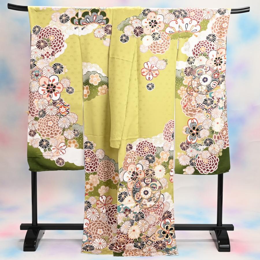 【バーゲン品】振袖【別誂えお仕立て付き】20-1216BN/購入/単品/正絹/オーダーメイド/ブランド/成人式/卒業式/結婚式の画像