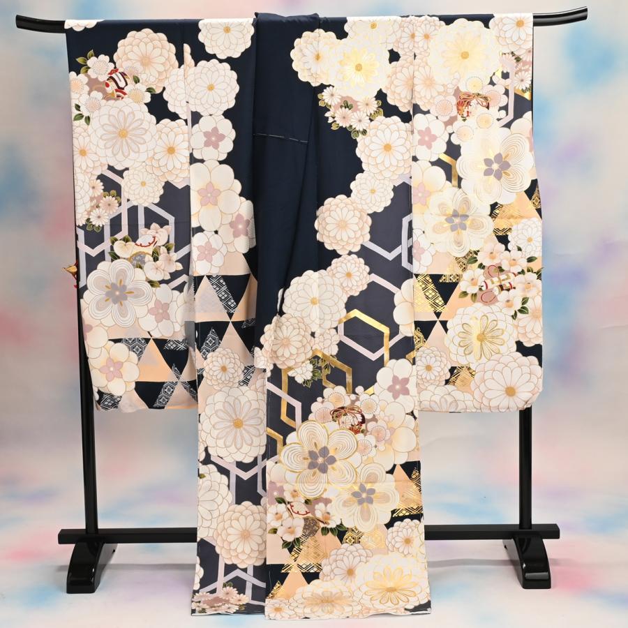 【バーゲン品】振袖【別誂えお仕立て付き】20-1217BN/購入/単品/正絹/オーダーメイド/ブランド/成人式/卒業式/結婚式の画像