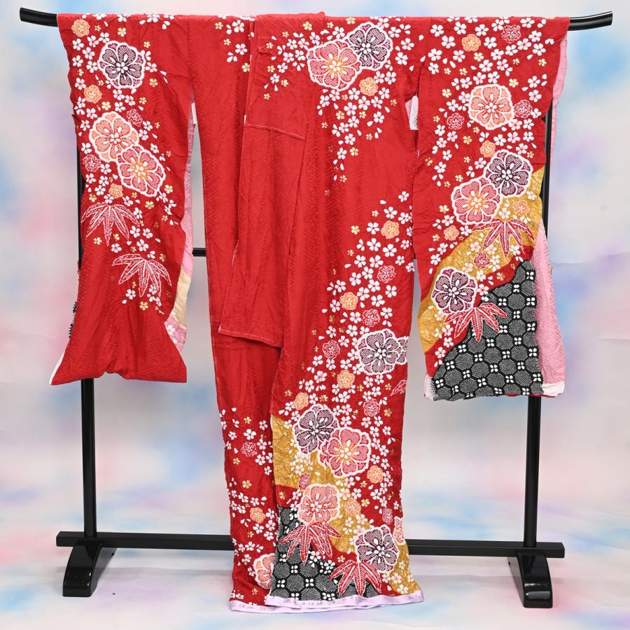 振袖/絞り振袖/20-1347KO/【別誂えお仕立て付き】絞り/購入/単品/正絹