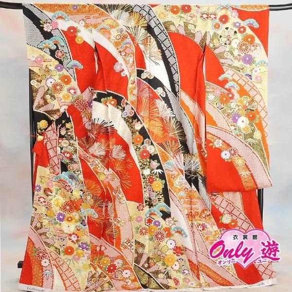 【激安】【在庫処分品】振袖【お仕立て済】プレタ振袖/Girl's Mode×わたなべ麻衣/20-616NK/(NK2000)/十日町/単品/購入/ブランド/正絹/結婚式/成人式/卒業式/赤の画像
