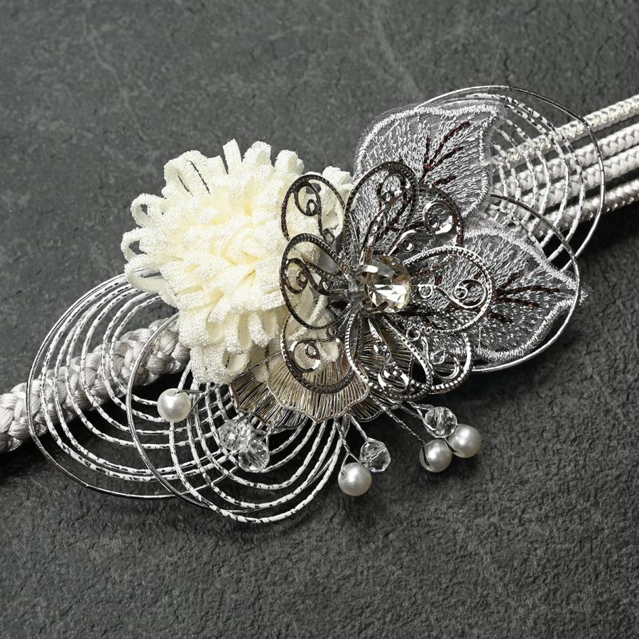 82KO80140【最新作】帯締め/ボルドー/金/銀/振袖用帯〆/正絹/丸