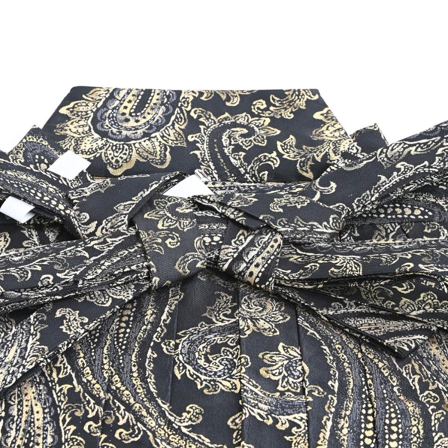 超人気の メンズ袴 単品 ペイズリー 915kt Kt 2100 黒 金 成人式 卒業式 行灯袴 粋 おしゃれ メンズ 派手 袴単品 公式の Www Simon Page Com
