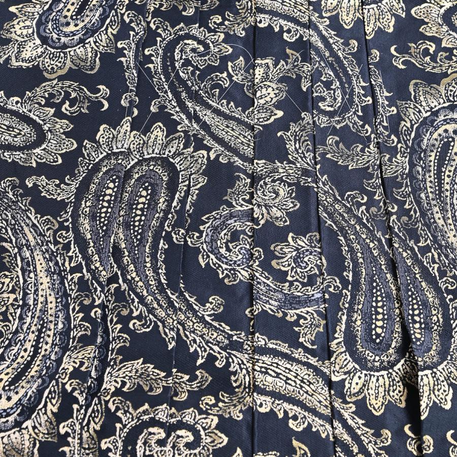 超人気の メンズ袴 単品 ペイズリー 915kt Kt 2100 黒 金 成人式 卒業式 行灯袴 粋 おしゃれ メンズ 派手 袴単品 公式の Www Simon Page Com