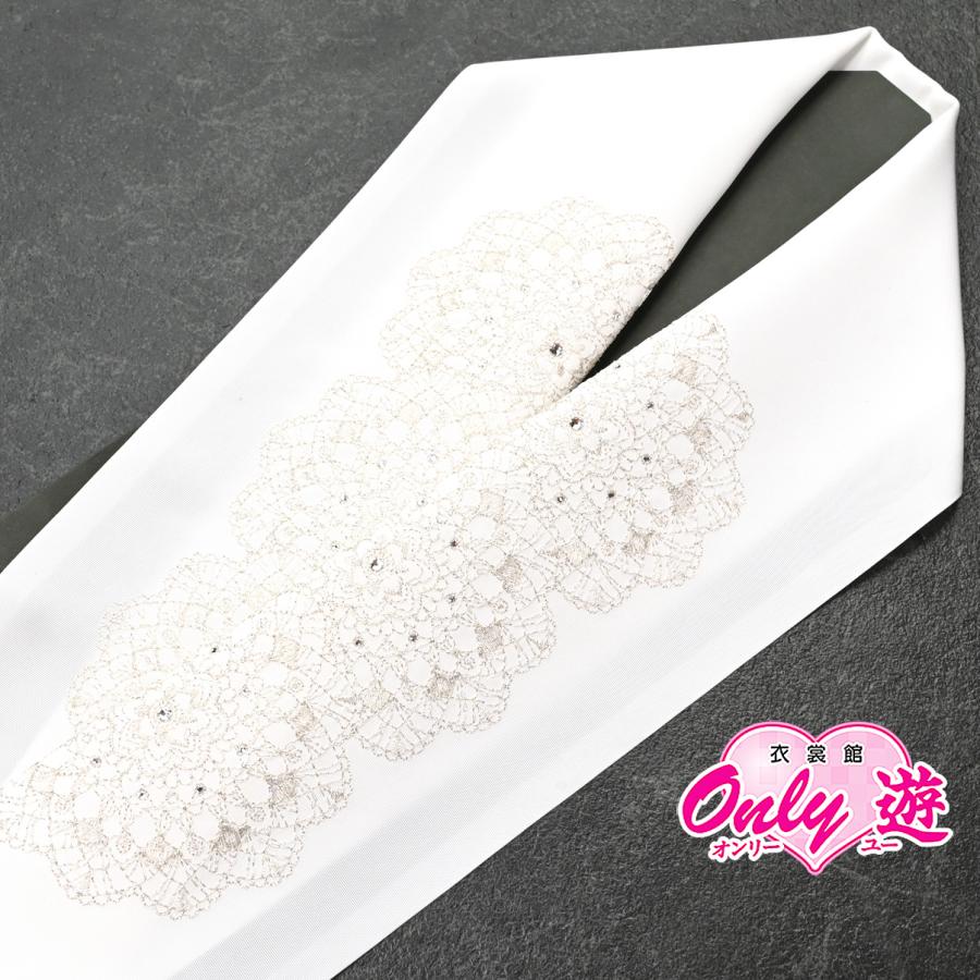 kimono cafe 91KA45090【新作】半襟/レース刺繍ストーン半衿/Wa kimono cafe 91KA45090【新作】半襟/レース刺繍ストーン半衿/Wa