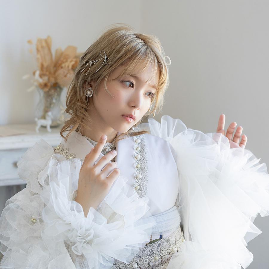 【新作】振袖フルセット/DK-001A/Ryusa rose/リューサローズ/グレー/振袖/購入/ブランド/成人式/卒業式/結婚式/着物/フルセット |  | 03