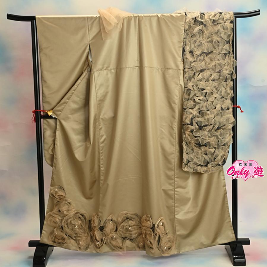 【新作】振袖フルセット/DK-001B/Ryusa rose/リューサローズ/ゴールド/振袖/購入/ブランド/成人式/卒業式/結婚式/着物/フルセット |  | 08