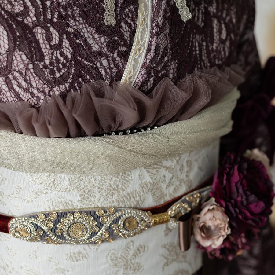 大/チュールプリーツ/チュルチュルセット/FK-2/(RF70120)ラフィネモカ/ブラウン/おしゃれ/振袖用 |  | 04