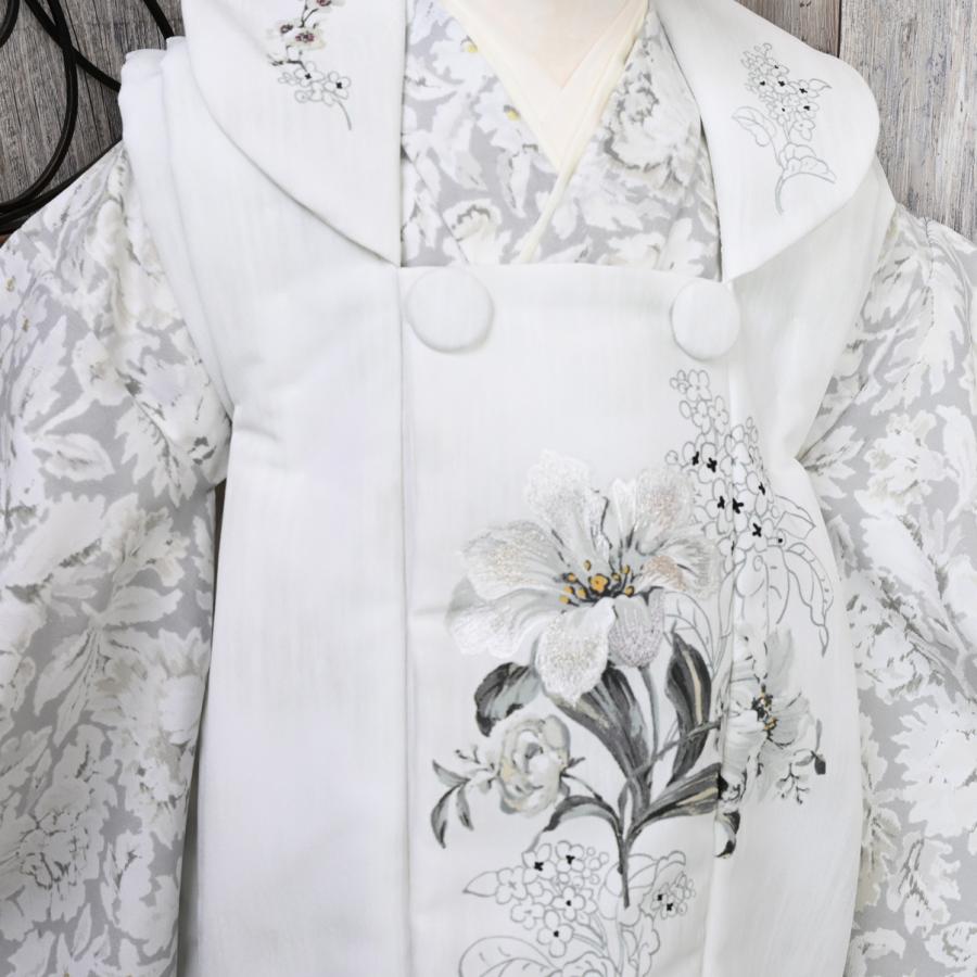 【新作】被布セット/JILL STUART/GF-2/ブランド/子供/ちびっこ/着物/長襦袢/七五三着物セット/3歳/和服/グレー | JILL STUART | 02