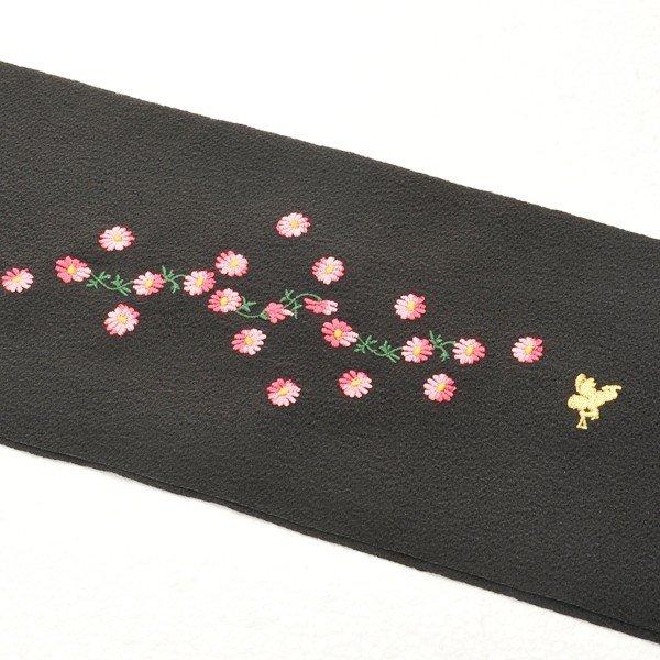 【激安】【在庫処分品】７歳用/刺繍半衿/松田聖子/長襦袢用衿/女の子用/赤/黒/NK-0900 | セイコマツダ | 06