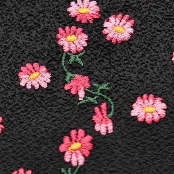 【激安】【在庫処分品】７歳用/刺繍半衿/松田聖子/長襦袢用衿/女の子用/赤/黒/NK-0900 | セイコマツダ | 07