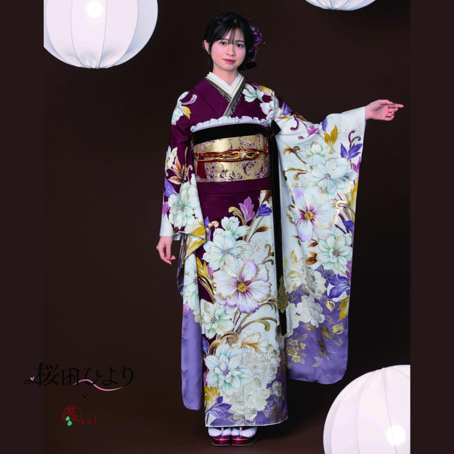 【最新作】お誂え付き振袖フルセット/購入/振袖/ブランド/No0023/桜田ひより×葵衣/オーダーメイド/結婚式/成人式/卒業式/着物/フルセット | 