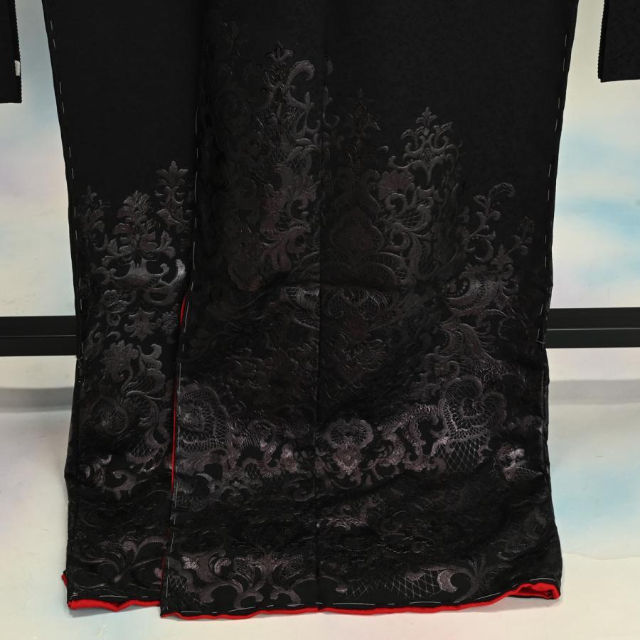 【最新作】お誂え付き振袖フルセット/No,24048A/アンルーチェ/ブラック/購入/振袖/ブランド/成人式/卒業式/結婚式/着物/フルセット |  | 08