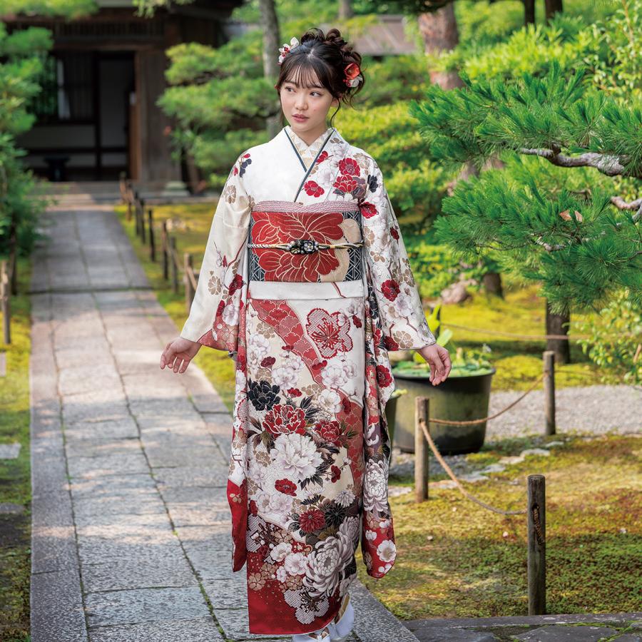 【最新作】お誂え付き振袖フルセット/購入/振袖/ブランド/No804/椿姫/オーダーメイド/結婚式/成人式/卒業式/着物/フルセット |  | 02