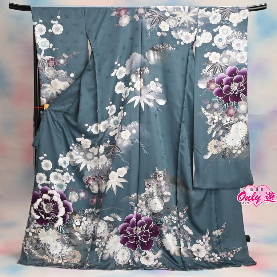 【新作】お誂え付き振袖フルセット/RF-31/ラフィネモカ/グレイシュ/ラグーン/振袖/購入/ブランド/成人式/卒業式/結婚式/着物/フルセット |  | 09