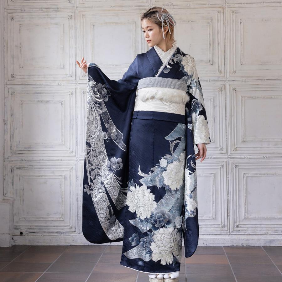 【新作】お誂え付き振袖フルセット/RF-32/ラフィネモカ/ロンドン/トワイライト/振袖/購入/ブランド/成人式/卒業式/結婚式/着物/フルセット |  | 02