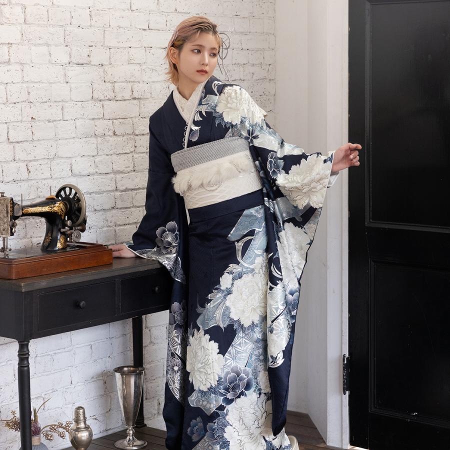 【新作】お誂え付き振袖フルセット/RF-32/ラフィネモカ/ロンドン/トワイライト/振袖/購入/ブランド/成人式/卒業式/結婚式/着物/フルセット |  | 03