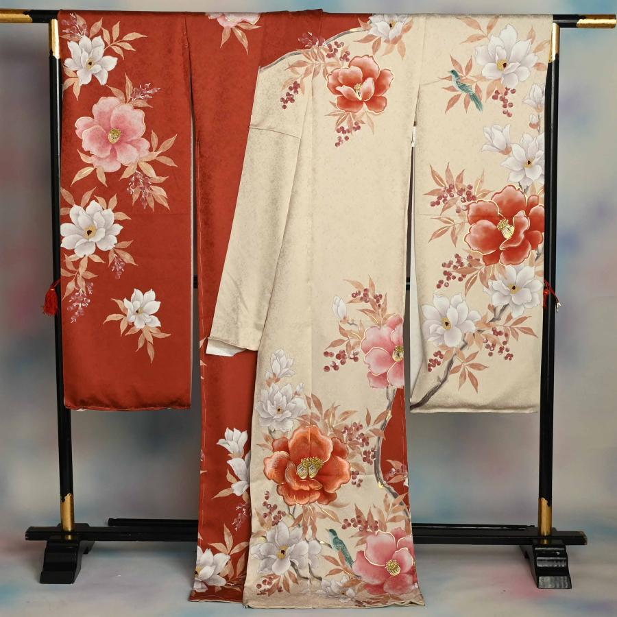 【新作】お誂え付き振袖フルセット/RF-33/ラフィネモカ/オレンジ/ルージュ/振袖/購入/ブランド/成人式/卒業式/結婚式/着物/フルセット |  | 10