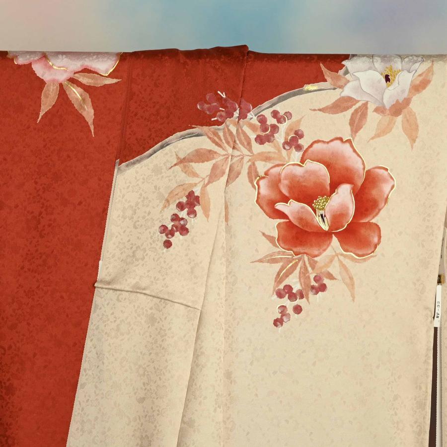 【新作】お誂え付き振袖フルセット/RF-33/ラフィネモカ/オレンジ/ルージュ/振袖/購入/ブランド/成人式/卒業式/結婚式/着物/フルセット |  | 12