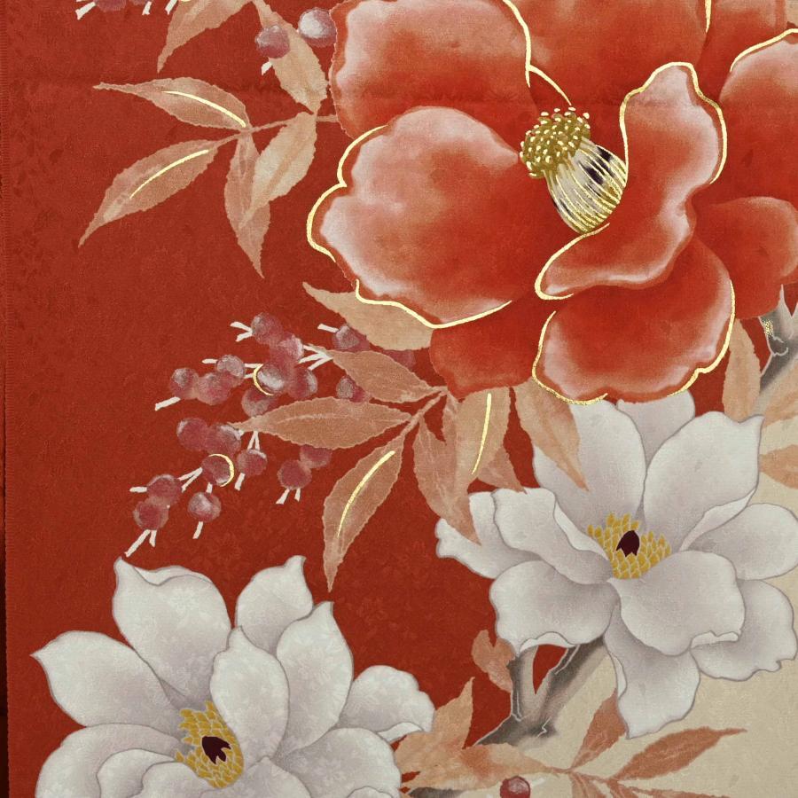 【新作】お誂え付き振袖フルセット/RF-33/ラフィネモカ/オレンジ/ルージュ/振袖/購入/ブランド/成人式/卒業式/結婚式/着物/フルセット |  | 09