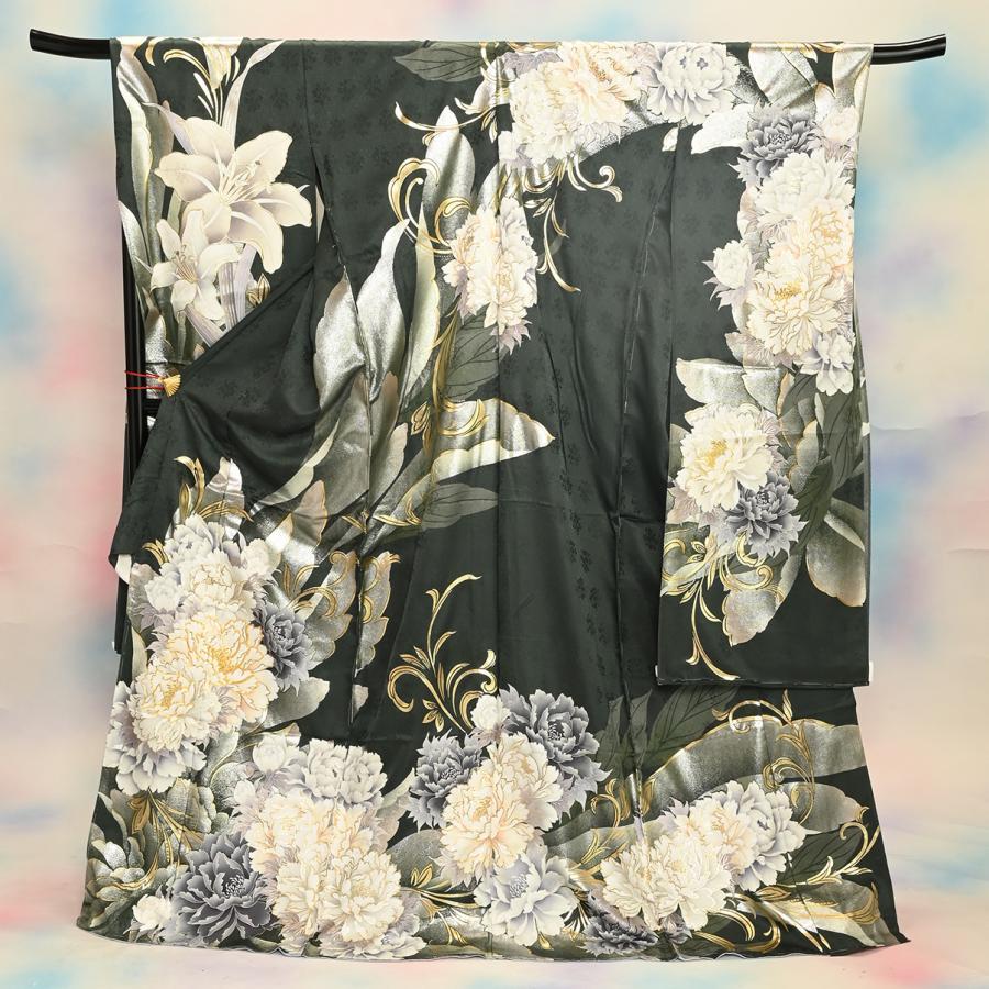 【新作】お誂え付き振袖フルセット/RF-35/ラフィネモカ/フィズ/エヴァーグリーン/振袖/購入/ブランド/成人式/卒業式/結婚式/着物/フルセット |  | 16