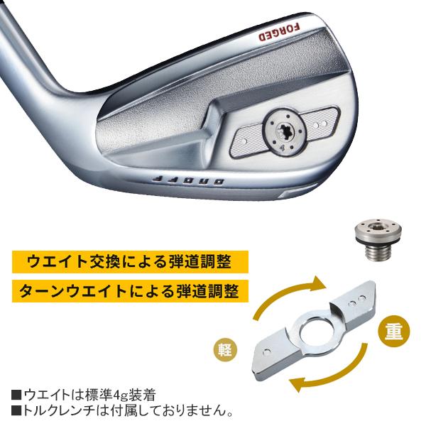 グローブライド オノフ 2026 ONOFF FORGED IRON KURO アイアン【ロフト・ライ角調整対応】(DynamicGold EX TOUR ISSUE)単品の画像
