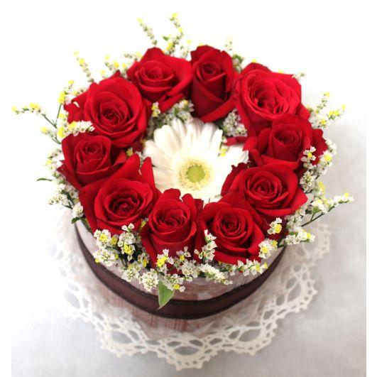 生花 サプライズのフラワーケーキ    お祝い  プレゼント 誕生日 結婚記念日 【地域限定送料無料】 |  | 01