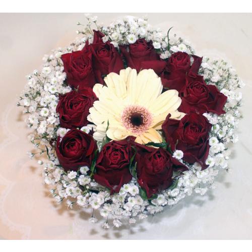 生花 サプライズのフラワーケーキ    お祝い  プレゼント 誕生日 結婚記念日 【地域限定送料無料】 |  | 02