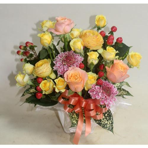 生花　ビタミンカラーのアレンジ 【地域限定送料無料】　 |  | 04