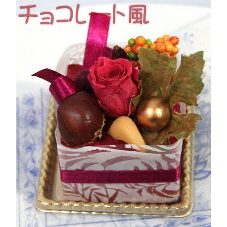 プリザーブドフラワーのミニフラワーケーキ  エンゼル テディベア  ハート イチゴ ハロウィン クリスマス サンタ |  | 04