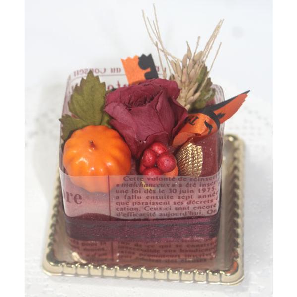 プリザーブドフラワーのミニフラワーケーキ  エンゼル テディベア  ハート イチゴ ハロウィン クリスマス サンタ |  | 06